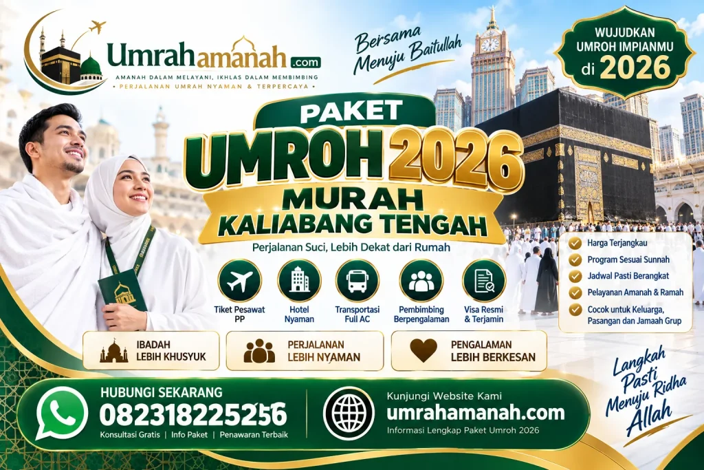 Paket Umroh 2026 Murah Kaliabang Tengah