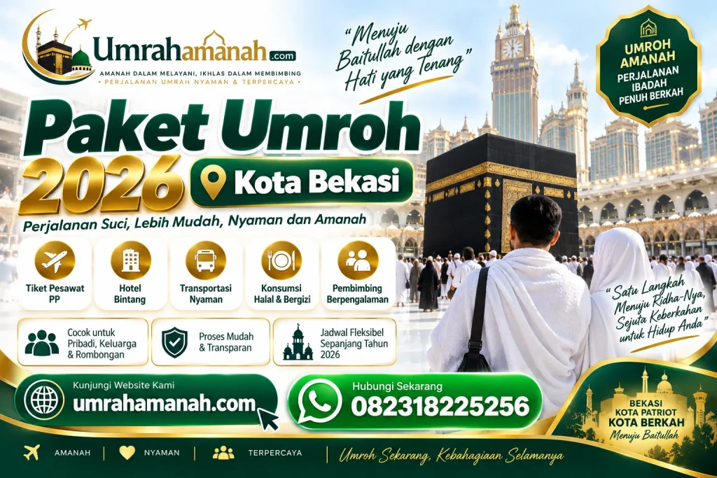 Paket Umroh 2026 Kota Bekasi