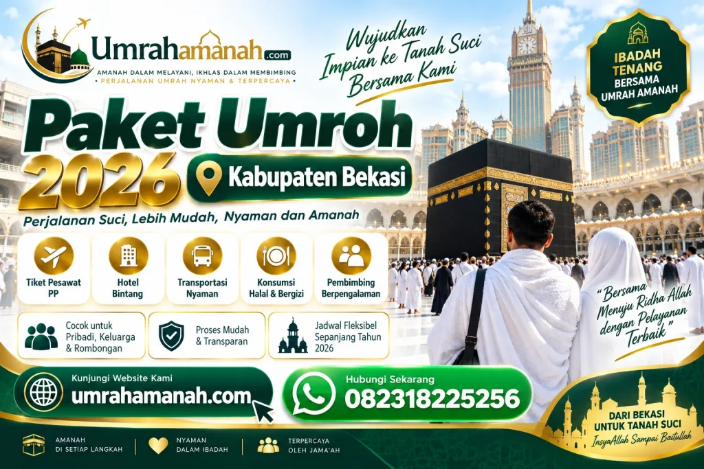Paket Umroh 2026 Kabupaten Bekasi