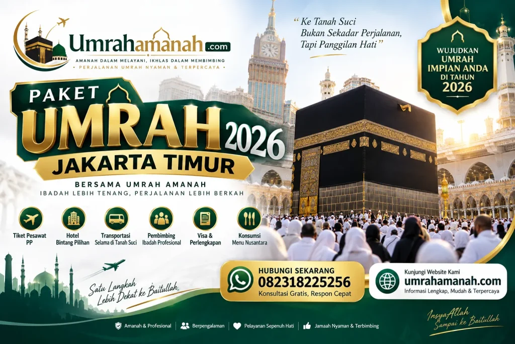 Paket Umrah 2026 Jakarta Timur