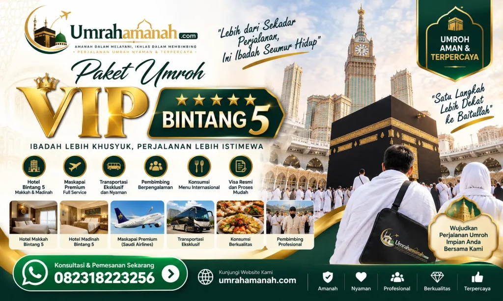 Paket Umroh VIP Bintang 5