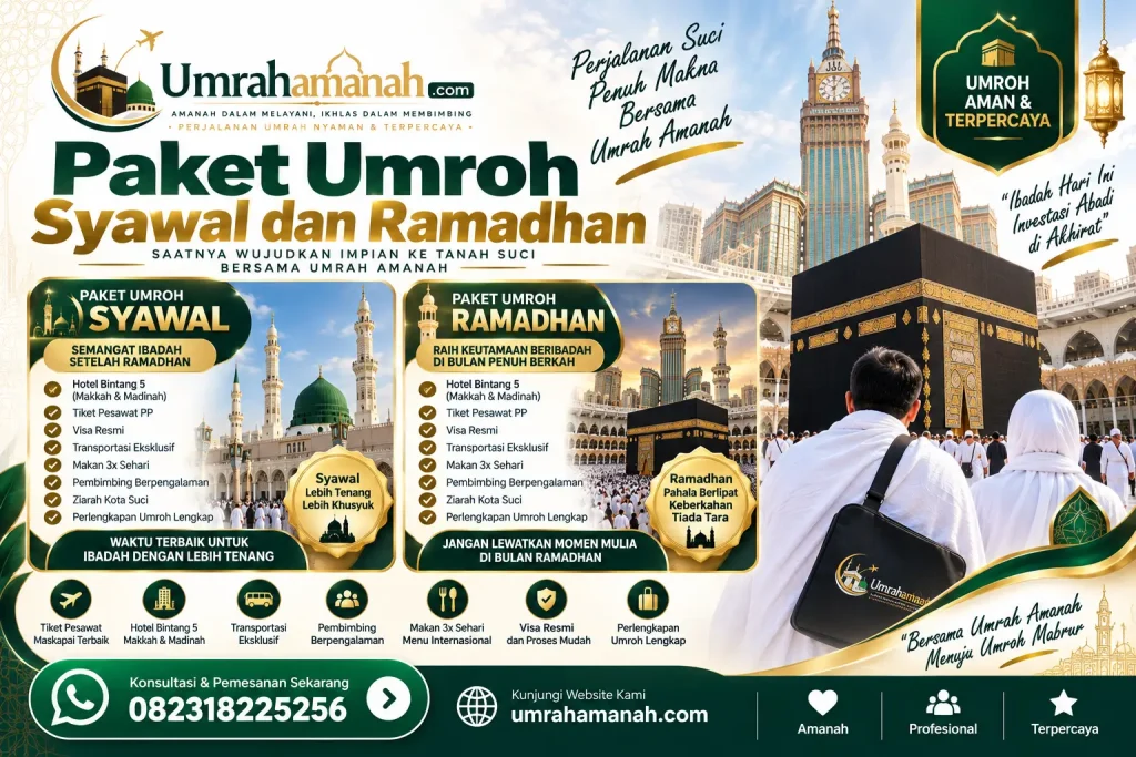 Paekt Umroh Syawal dan Ramadhan