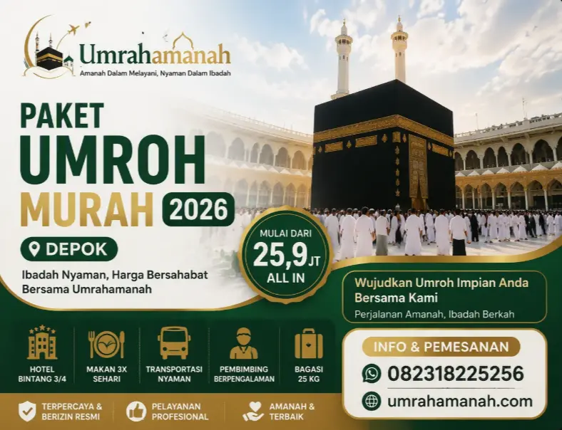 Paket Umroh Murah 2026 Depok