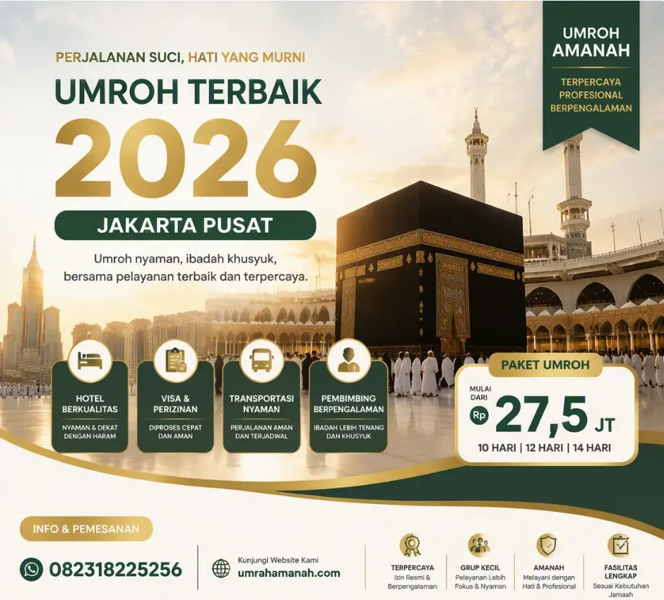 Umroh terbaik 2026 Jakarta pusat