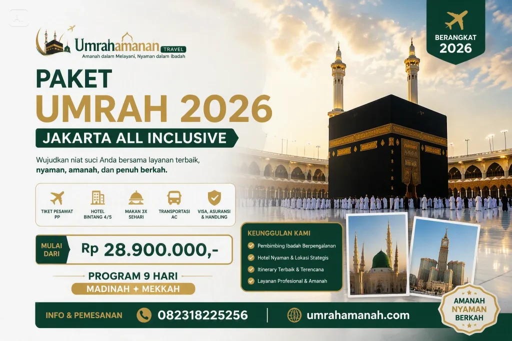 Paket Umrah 2026 Jakarta All Inclusive