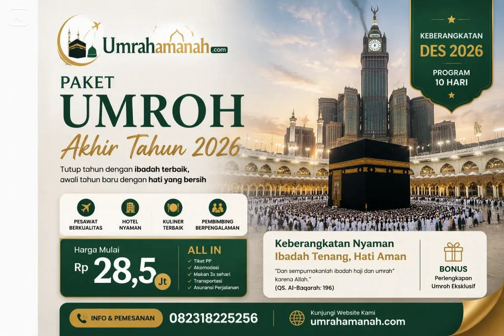 Paket Umroh Akhir Tahun 2026