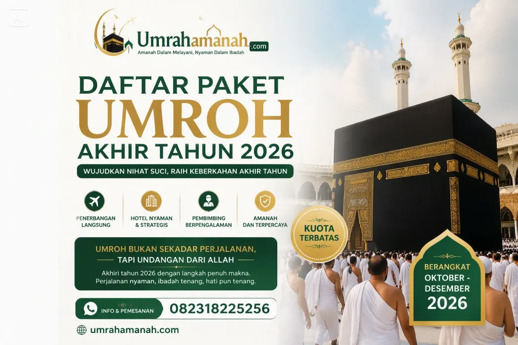 Daftar Paket Umroh Akhir Tahun 2026
